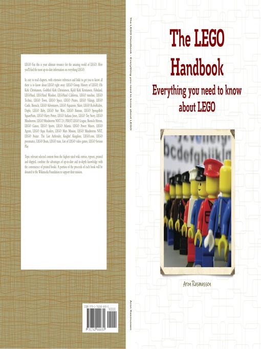 Title details for The LEGO Handbook - Everything you need to know about LEGO by Aron Rasmussen - Available